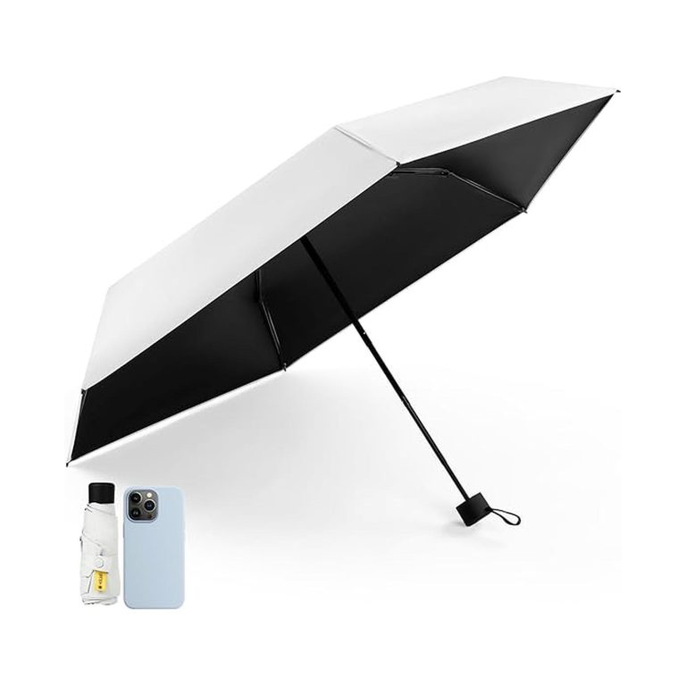 【33%OFF+20%OFF+ポイント50%】【実質599円】 Hommily 晴雨兼用 完全遮光&UPF50+ 超コンパクト 折りたたみ傘