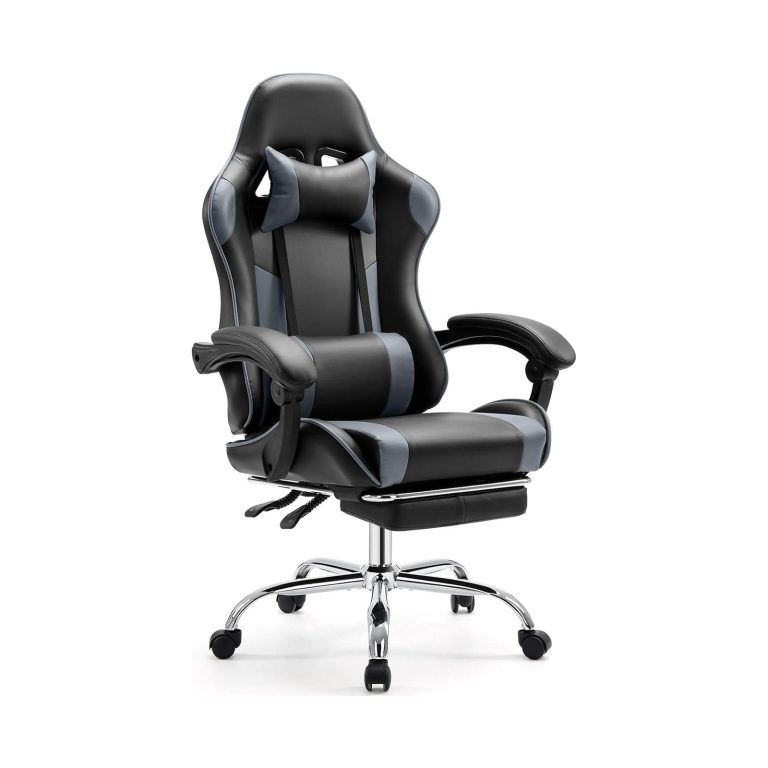 【50%OFF】【6,324円】 Sweetcrispy ハイバック ヘッドレスト ランバーサポート ひじ掛け オットマン付き デスクチェア 【送料無料】