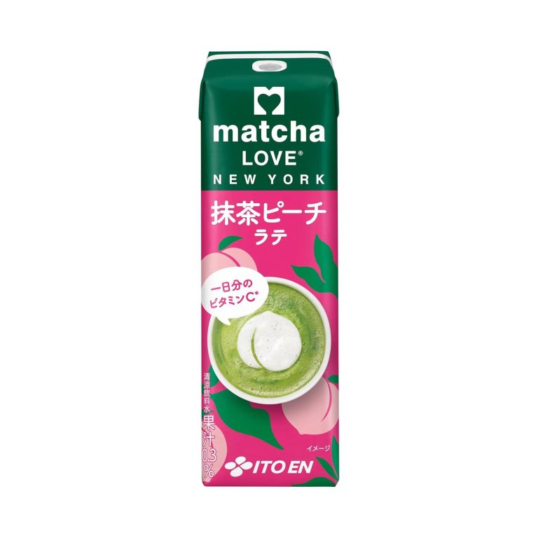 【50%OFF】【956円】 伊藤園 抹茶ピーチラテ matcha LOVE NEW YORK 240ml×12本