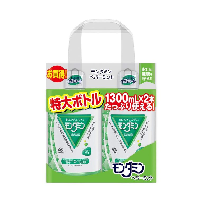 【スマイルSale】【850円】 モンダミン ペパーミント マウスウォッシュ 特大ボトル 1300mL×2本