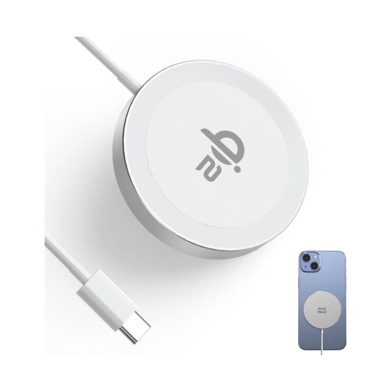 【50%OFF】【1,794円】 Minthouz Qi2認証 MagSafe 最大15W急速充電 マグネット式 ワイヤレス充電器 【送料無料】