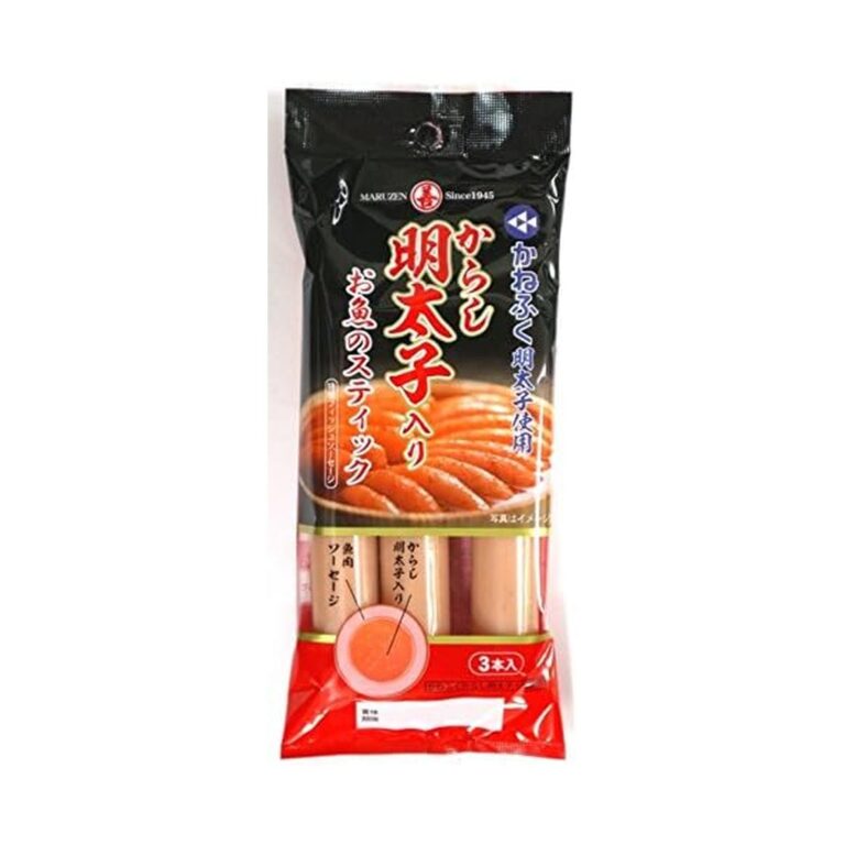 【49%OFF】【1,627円】 丸善 からし明太子入りお魚のスティック 3本P 165g×10袋