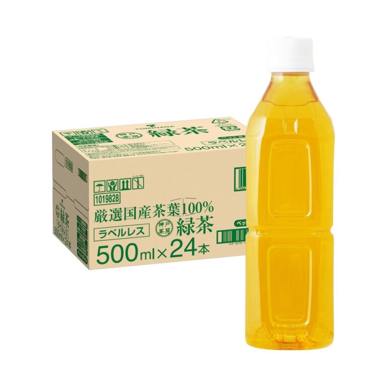 【タイムセール】【1,283円（定期便1,219円）】 神戸茶房 緑茶 ラベルレス お茶 500ml×24本