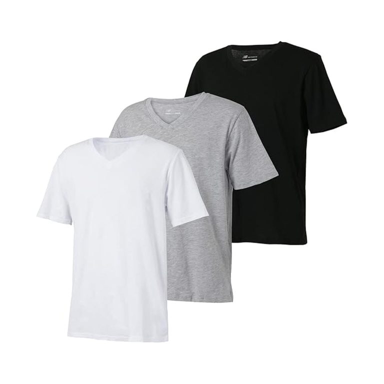 【1枚336円】【1,007円】 ニューバランス メンズ 半袖 Vネック アンダーシャツ 3枚組