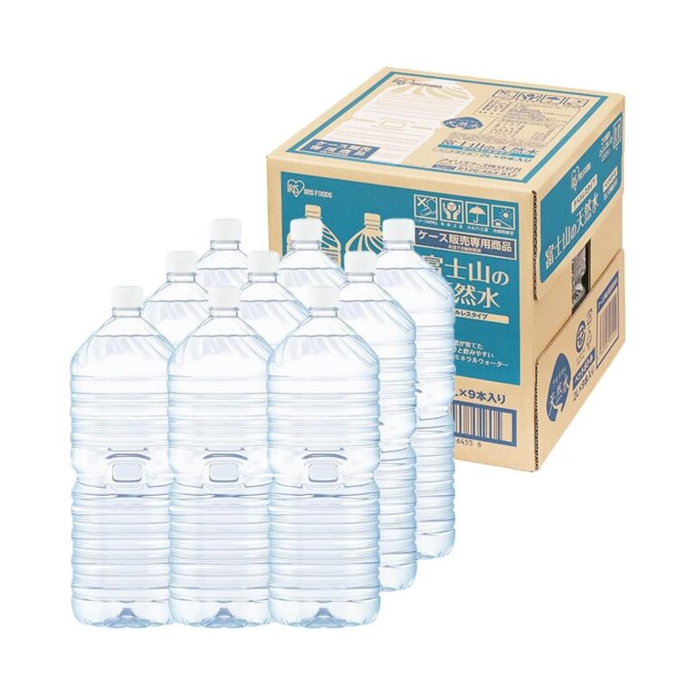 【タイムセール】【899円（定期便854円）】 アイリスオーヤマ 富士山の天然水 バナジウム含有 ラベルレス 2L×9本