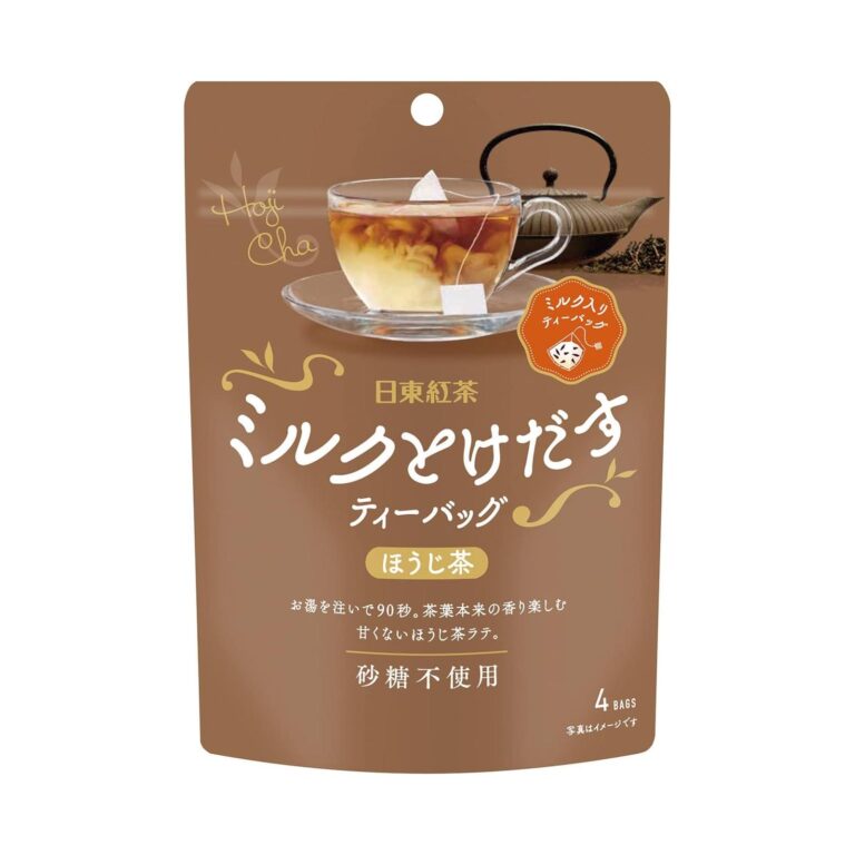 【45%OFF】【1,180円】 三井農林 日東紅茶 ミルクとけだすティーバッグほうじ茶 4袋×6個 【送料無料】