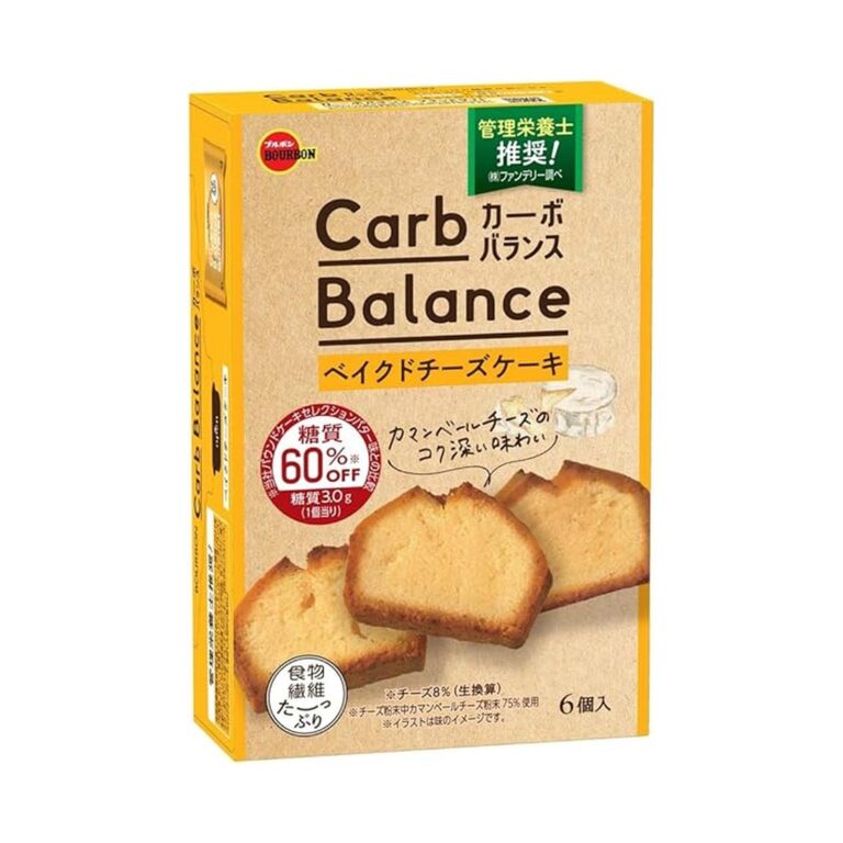 【50%OFF】【946円】 ブルボン カーボバランスベイクドチーズケーキ 6個入×5箱