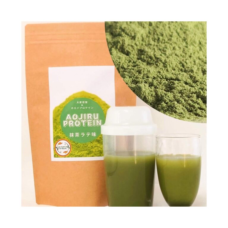 【1杯10円】【399円】 九州産大麦若葉 ホエイプロテイン 青汁プロテイン 抹茶ラテ味 300g 40杯分 【送料無料】