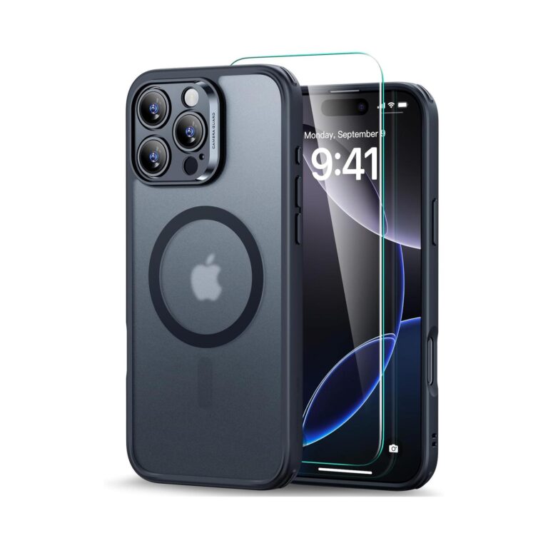 【30%OFF+30%OFF+ポイント5%】【実質454円】 ESR iPhone16Pro Max用 4in1 保護フィルム付き MagSafe対応 ケースセット
