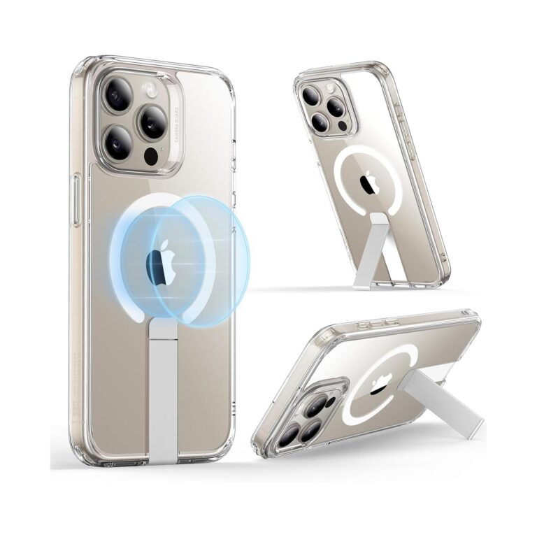 【クーポン割引】【実質825円】 ESR iPhone15Pro Max用 MagSafe対応 フリックスタンド付きケース
