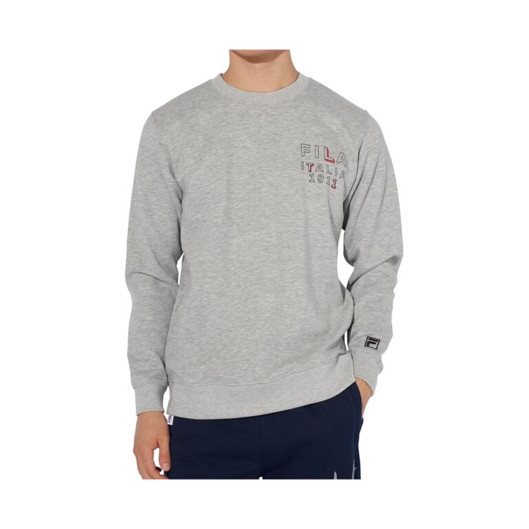 【63%OFF】【1,584円】 FILA メンズ フロントロゴ 裏起毛 スウェット