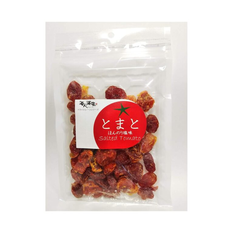 【47%OFF】【342円】 海人の藻塩シリーズ とまと(ほんのり塩味) 120ｇ