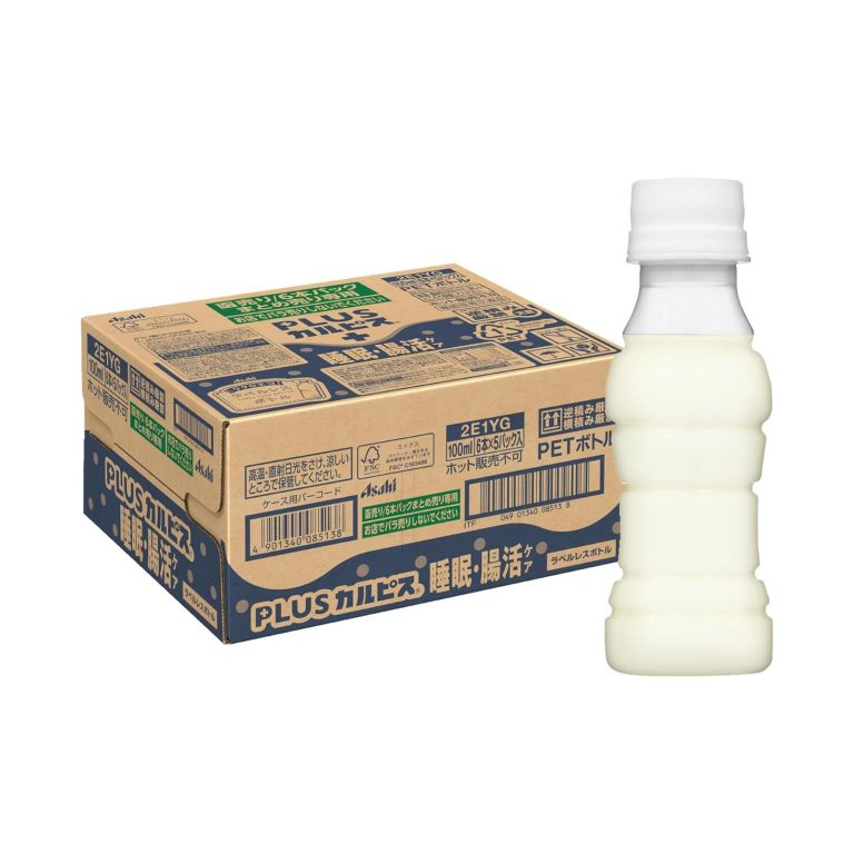【クーポン割引】【2,204円（定期便2,047円）】 アサヒ飲料 機能性表示食品 PLUSカルピス 睡眠・腸活ケア ラベルレス 100ml×30本