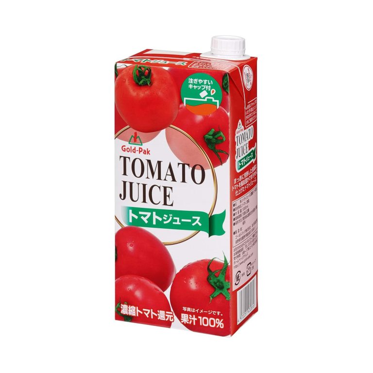【値下げ】【1本198円】【1,190円】 ゴールドパック 濃縮トマト還元 果汁100% トマトジュース 1L×6本
