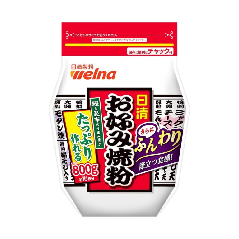 【9%OFF+50%OFF】【879円（定期便703円）】 日清フーズ お好み焼粉 800g(大容量約16枚分)×3袋