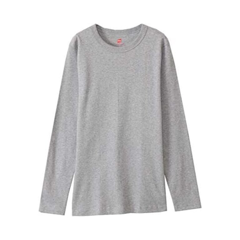 【タイムセール】【698円】 ヘインズ メンズ 綿100% 厚手 裏起毛 長袖 あったかインナー