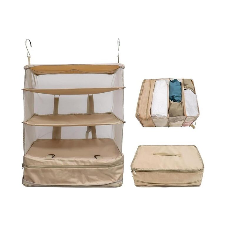 【60%OFF】【792円】 FDWSER 吊り下げ収納 4段 収納ボックス 圧縮バック