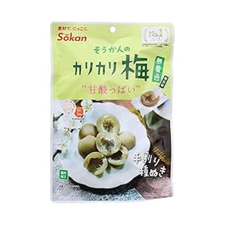 【55%OFF】【1,175円】 壮関 無着色 手割りかりかり梅 56g×6袋