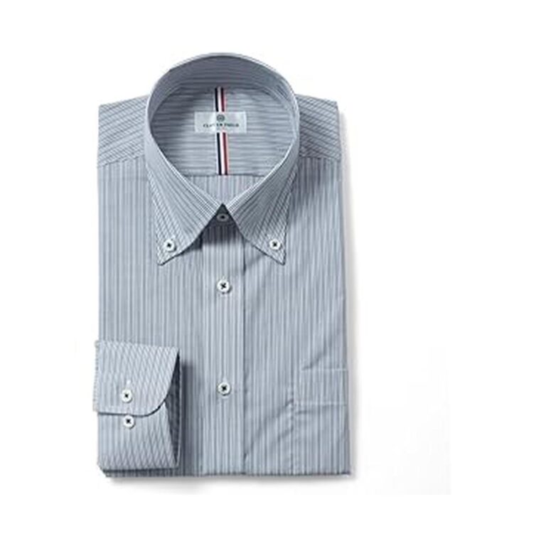 【プライムデー先行セール】【75%OFF】【702円】 フレックスジャパン メンズ CLOVER FIELD 形態安定 DESIGN MODEL スリムフィット 長袖シャツ