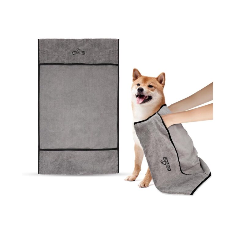 【63%OFF】【524円】 YoulerTex 超吸水 厚手 ペット用タオル 66X100cm