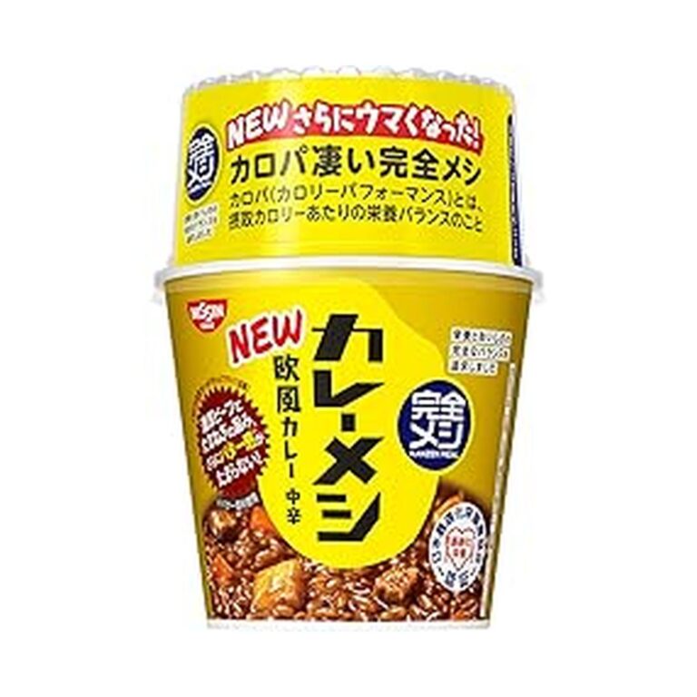 【プライムデー先行セール】【48%OFF】【1,202円】 日清食品 完全メシ カレーメシ 欧風カレー 6食セット