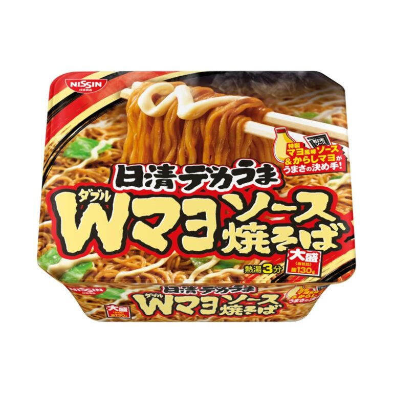 【41%OFF】【1,241円】 日清食品 デカうま Wマヨソース焼そば 153g×12個