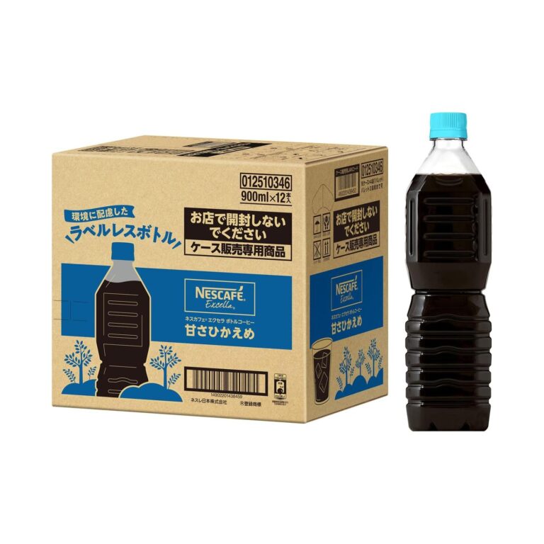 【37%OFF】【1,480円（定期便1,406円）】 ネスカフェ エクセラ ボトルコーヒー 甘さひかえめ 900ml×12本