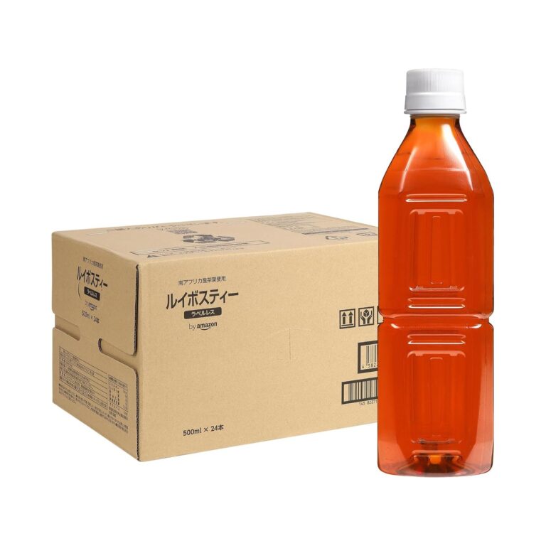 【46%OFF】【1,414円（定期便1,343円）】 by Amazon ルイボスティー ノンカフェイン ラベルレス 500ml×24本