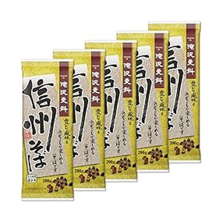 【本日最終日】【プライムデー】【586円（定期便527円）】 滝沢更科 信州そば 200g（約2人前）×5個