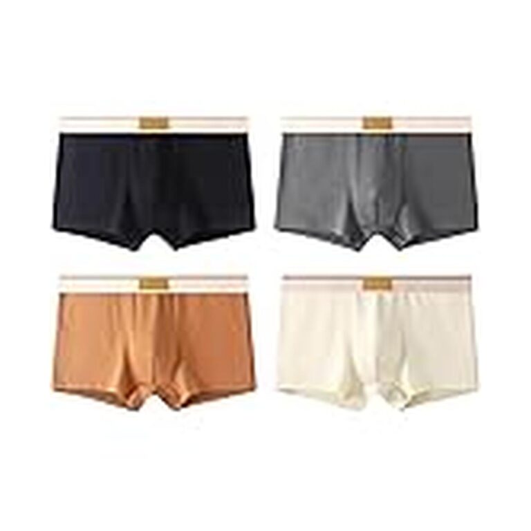 【50%OFF】【514円】 Znepste メンズ 3D立体成型 吸水速乾 抗菌防臭 トランクス 4点セット 【送料無料】