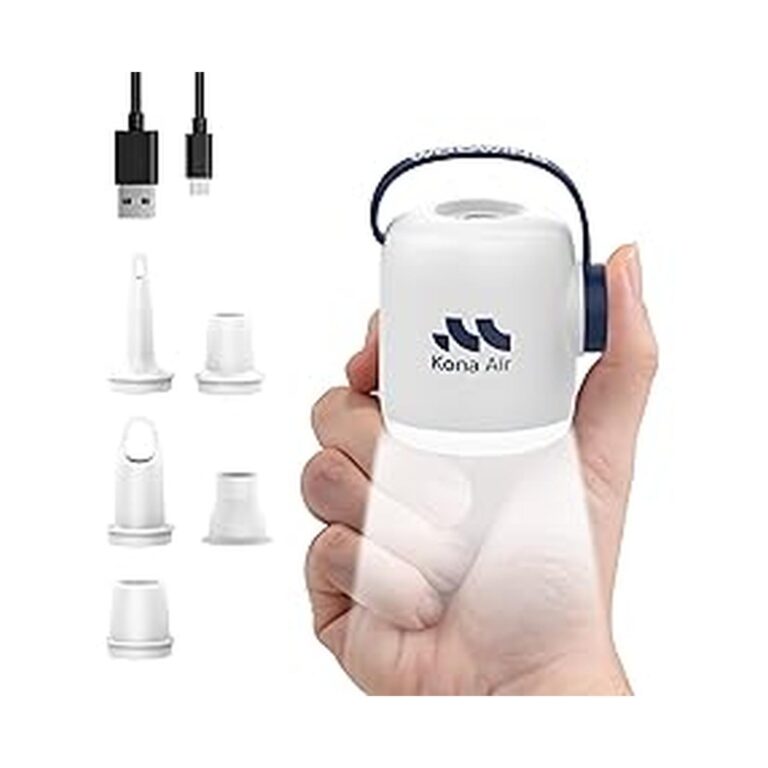 【50%OFF】【2,440円】 Woowind USB充電式 空気入れ 空気抜き 5種類ノズル付き LEDランタン 電動エアーポンプ 【送料無料】