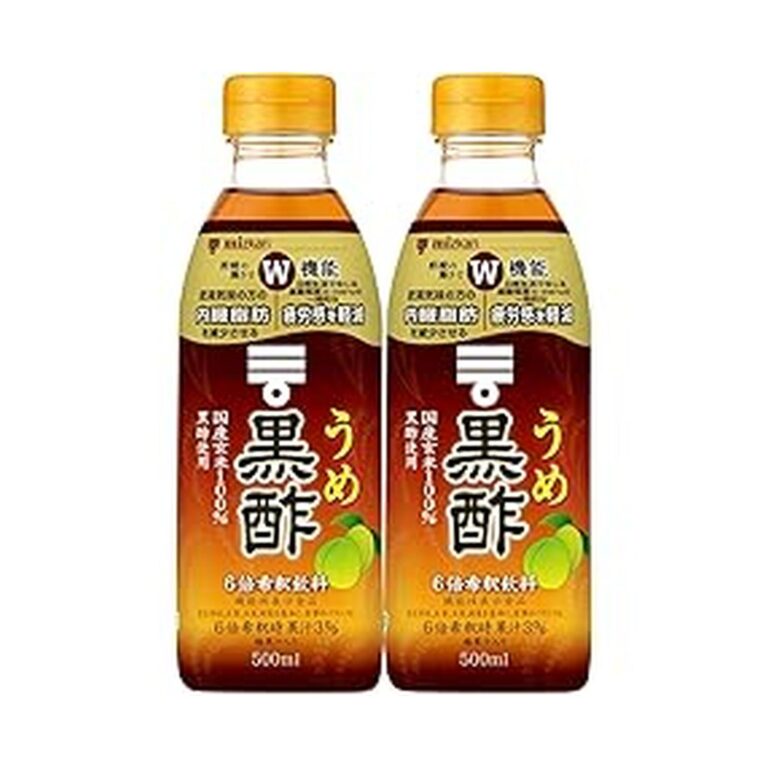 【46%OFF】【1,179円（定期便1,120円）】 ミツカン 機能性表示食品 うめ黒酢 6倍希釈 500ml×2本