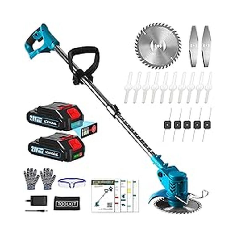 【41%OFF】【6,499円】 ICEHAIL 充電式 2000mAhバッテリー2個付属 電動草刈り機 【送料無料】