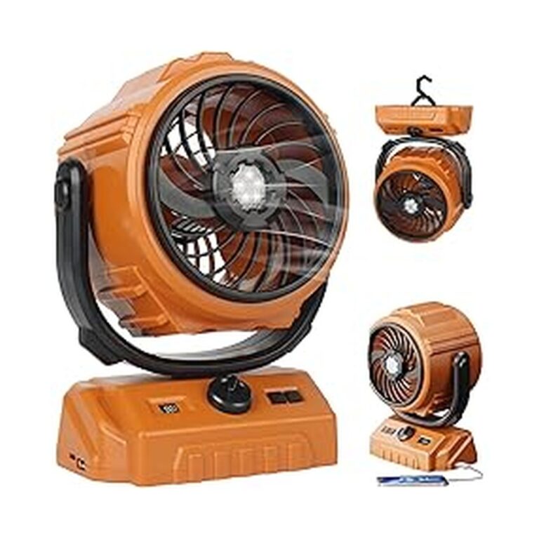 【75%OFF】【999円】 YIK TUNG Type-C充電式 風量100段階 6000mAh LEDライト付き サーキュレーター