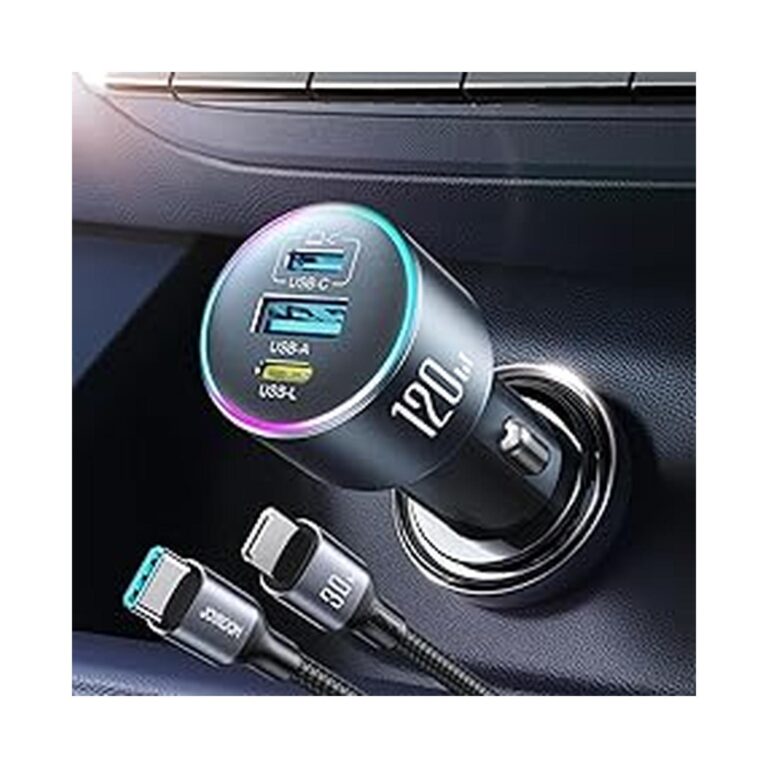 【50%OFF】【1,740円】 Joyroom 120W 急速充電 独立3チップ カーチャージャー ケーブルセット