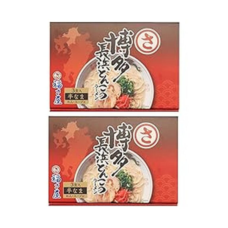 【50%OFF】【1,089円】 福さ屋 博多 長浜 とんこつ ラーメン 3食入×2箱