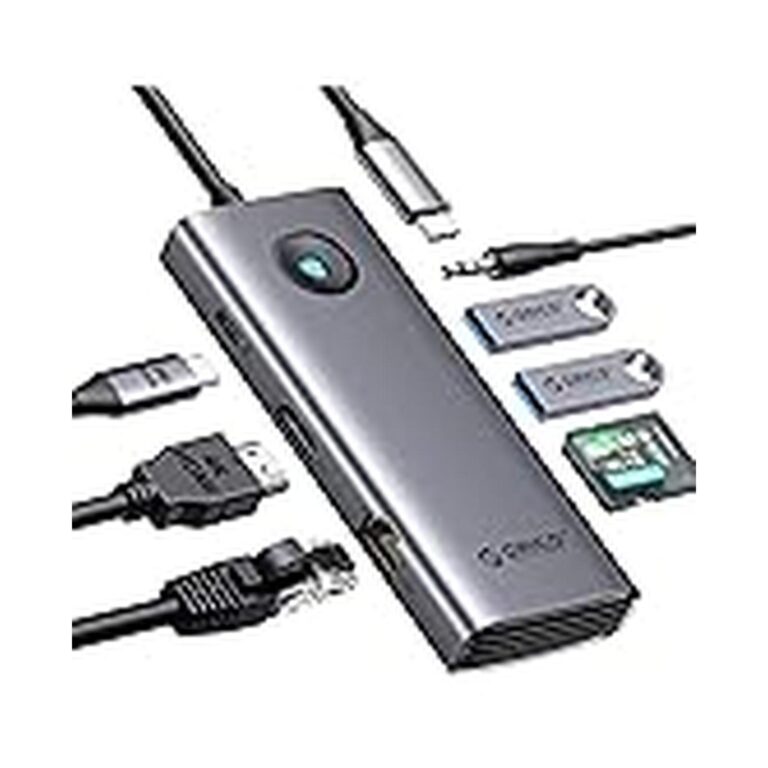 【50%OFF】【2,149円】 ORICO 8in1 USB3.0ポート 4K@60Hz HDMIポート 100W PD充電 1Gbpsイーサネット TF/SDカードリーダー オーディオポート 5Gbpsデータ転送 ハブ 【送料無料】