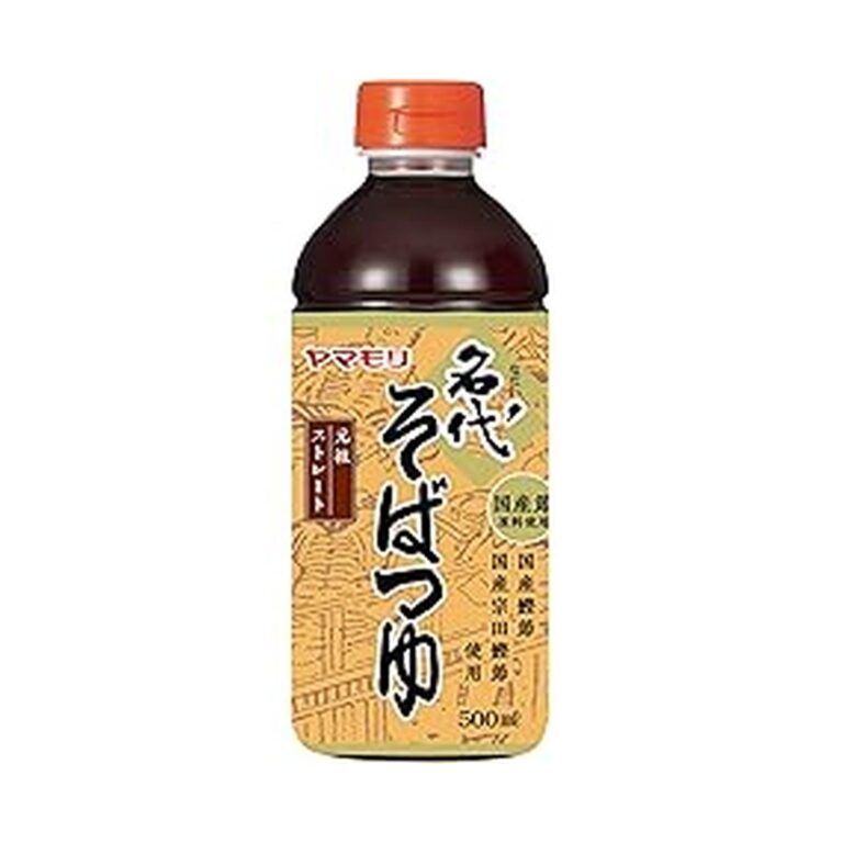 【54%OFF】【758円(定期便682円)】 ヤマモリ 名代そばつゆ 500ml×5個