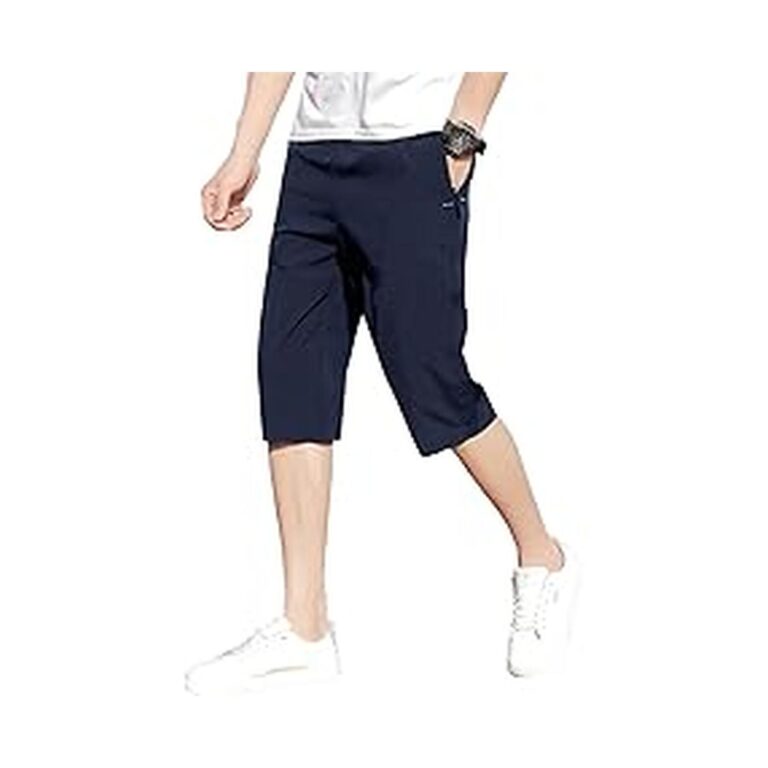 【スマイルSale】【50%OFF】【999円】 moxixom メンズ 7分丈 接触冷感 速乾 ドライパンツ