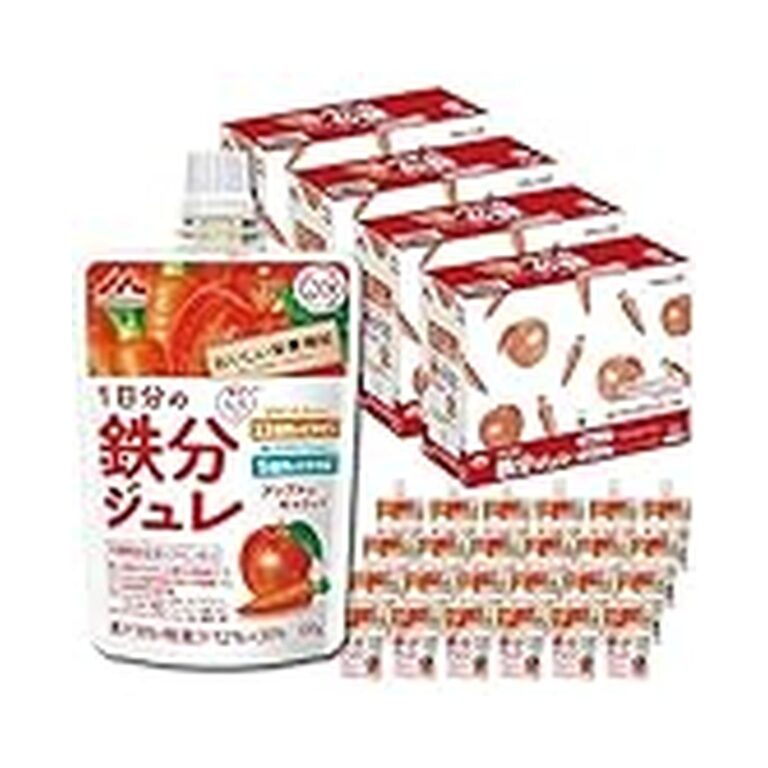 【スマイルSale】【訳あり】【18%OFF+50%OFF】【2,116円】 森永乳業 訳アリおいしい栄養補給 1日分の鉄分ジュレ アップル&キャロット 【送料無料】