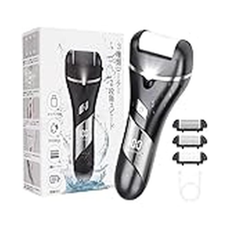 【9%OFF+50%OFF】【1,440円】 BIG masow USB充電式 LEDライト付き 3種研磨ヘッド 電動角質リムーバー