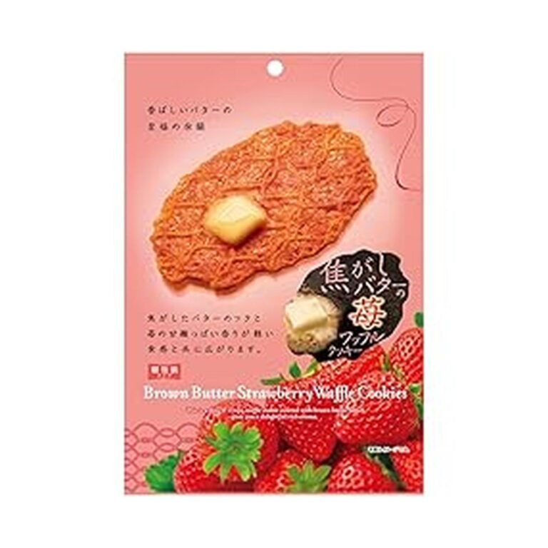 【44%OFF】【962円】 MD 焦がしバターの苺ワッフルクッキー 8枚×4袋