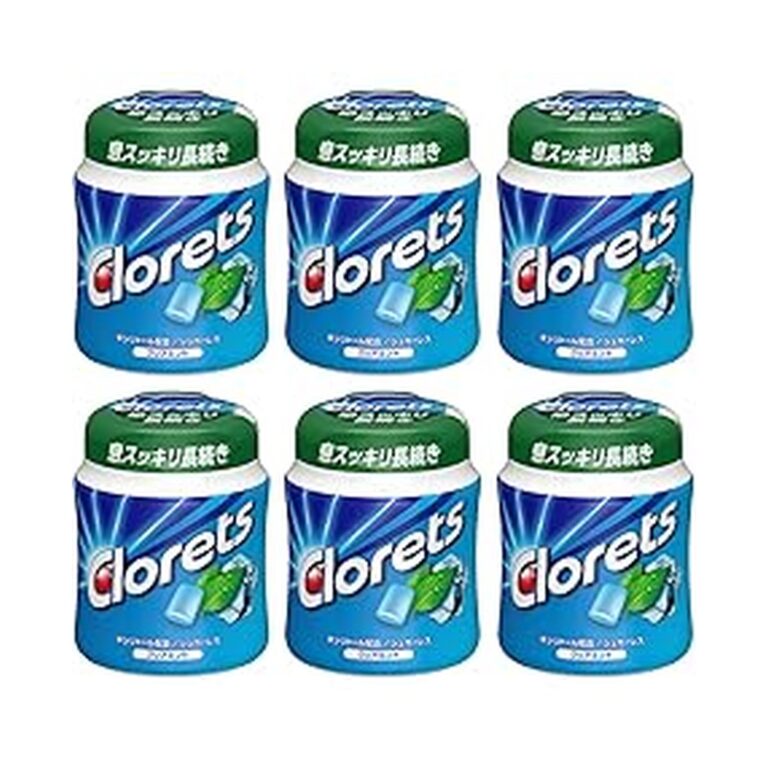 【スマイルSale】【45%OFF】【2,514円】 モンデリーズ・ジャパン クロレッツXPクリアミントボトルR 140g×6個