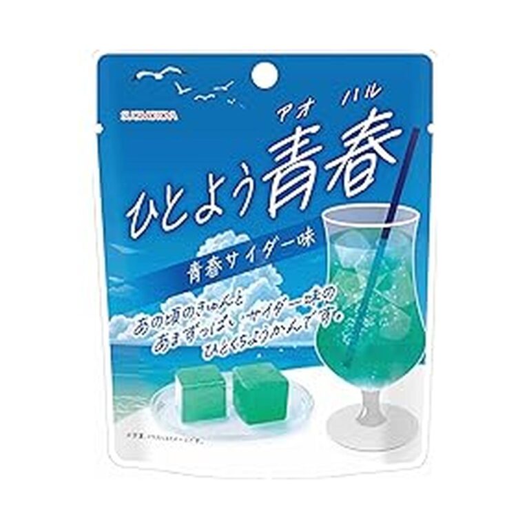 【63%OFF】【968円】 杉本屋製菓 ひとようアオハル 青春サイダー味 80g×10袋