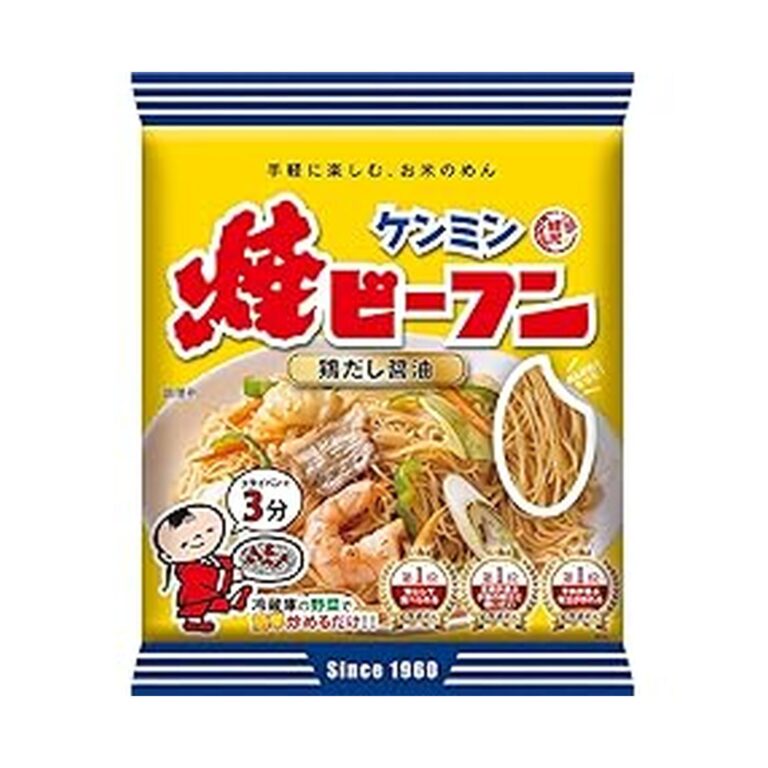 【本日最終日】【スマイルSale】【42%OFF】【909円】 ケンミン 即席焼ビーフン 鶏だし醤油 65g×10個