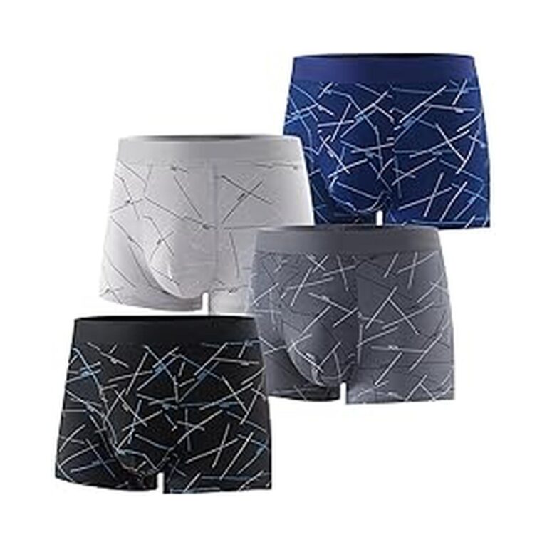 【50%OFF】【459円】 Znepste メンズ 速乾 ボクサーパンツ 4点セット 【送料無料】
