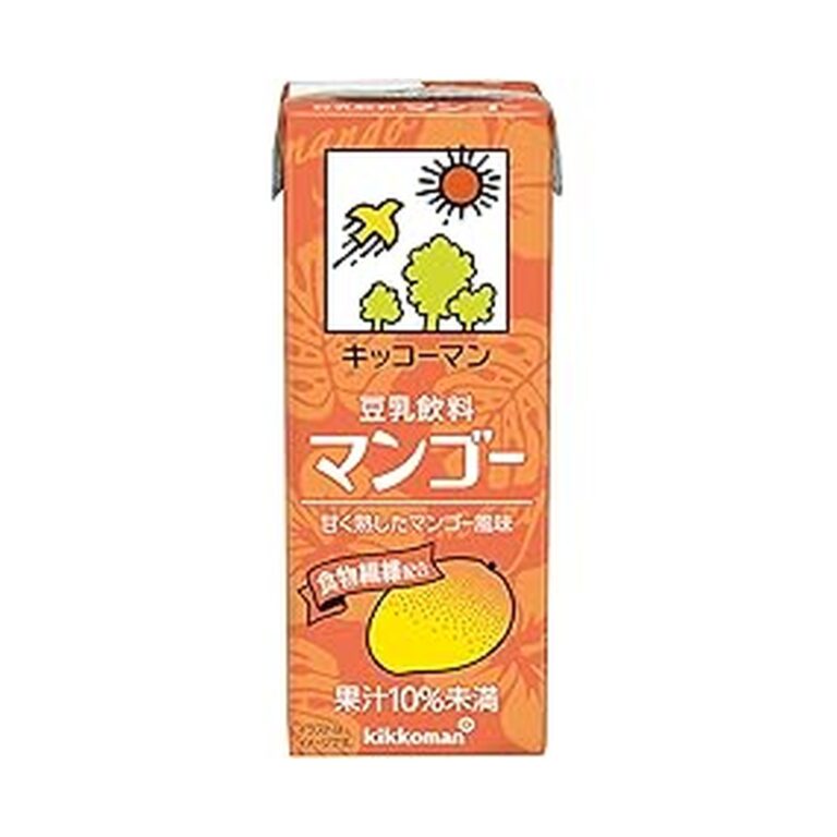 【42%OFF】【1,061円（定期便1,008円）】 キッコーマン 豆乳飲料 マンゴー 200ml×18本