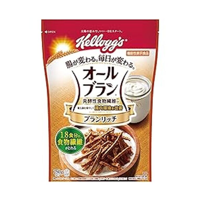 【本日最終日】【スマイルSale】【2,085円（定期便1,876円）】 ケロッグ オールブラン ブランリッチ 250g×6袋