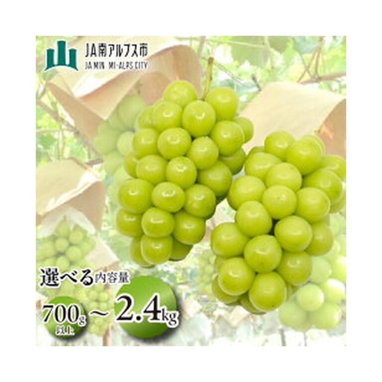 【ふるさと納税】【ポイント還元は今月限り】【本日4倍+2倍】【7,000円】 山梨県南アルプス市 シャインマスカット 約700g（1房入り） 【送料無料】