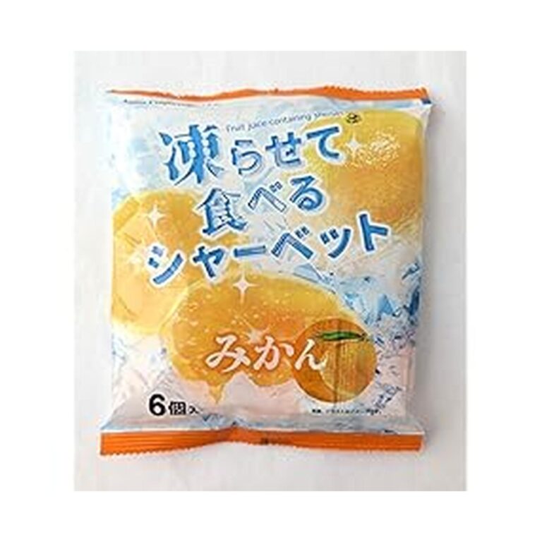 【52%OFF】【1,156円】 ジェーシーシー 凍らせて食べるシャーベット みかん (16g×6袋)×15個